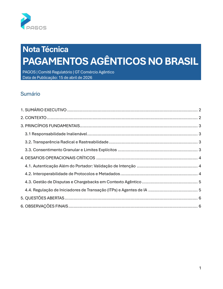 Capa de Pagamentos Agênticos no Brasil