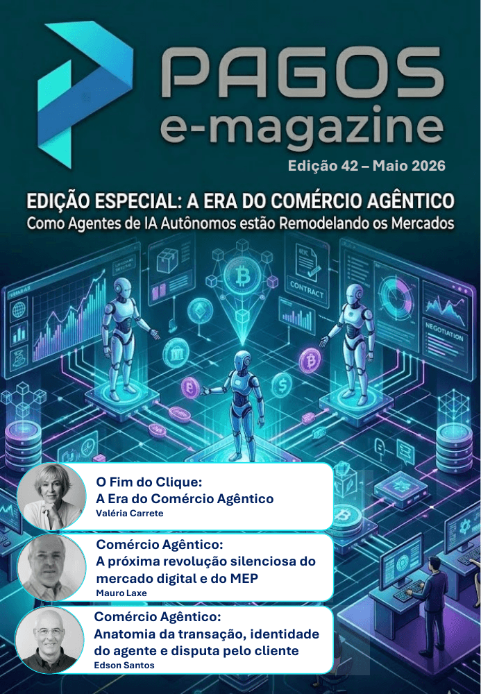 Capa da PAGOS eMagazine 42 — Maio de 2026